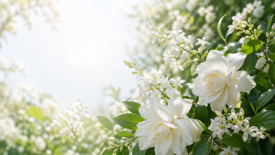 White floral